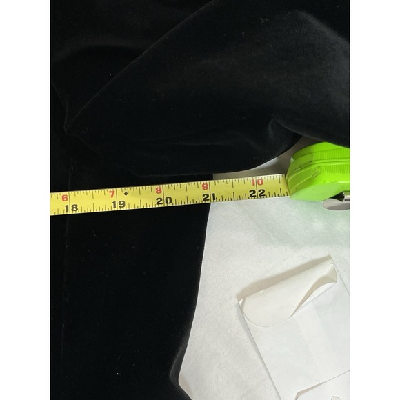 Vtg Orvis Black Velvet Blazer Womens 16 Dark Academia Tailored Jacket - Picture 9 of 12